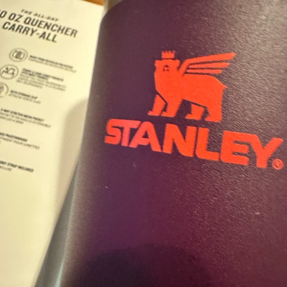 Stanley orange, and purple, Carry-All with Purple Tumbler - Picture 9 of 11